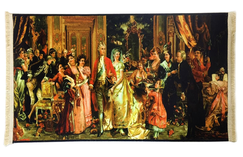 تابلو فرش فرانسوی عروسی ناپلئون